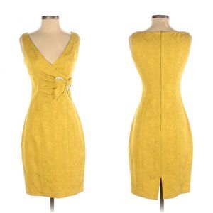 Kay Unger Silk/Cotton Blend Sheath Cocktail Dress- Sz. 2